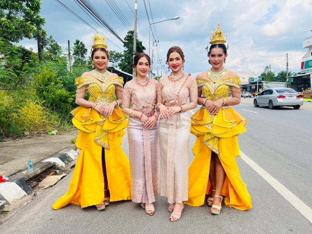 ร่วมขบวนแห่รถบุปผชาติ ผลาชาติ งานประเพณีดอกจูดบาน และของดีเมืองชะอวด (ครั้งที่ ๔๑) ประจำปี ๒๕๖๗